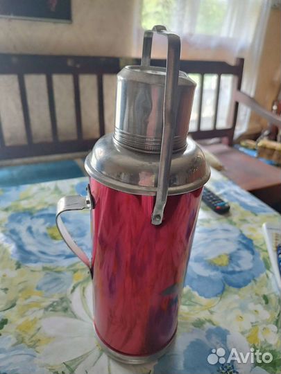 Термос со стеклянной колбой