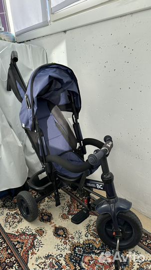 Велосипед коляска с ручкой