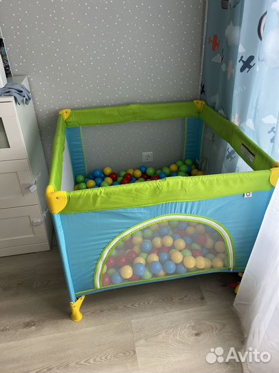 Манеж детский с шариками