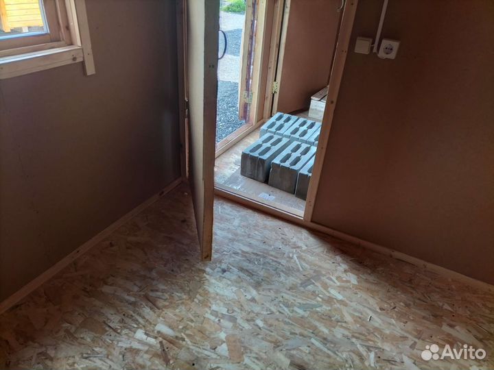 Бытовка строительная 7х2,30 с блоками