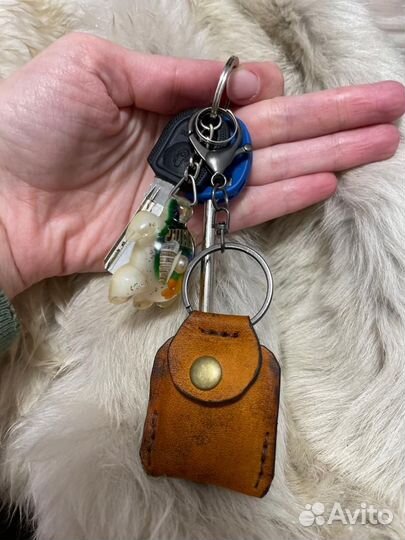 Чехол для таблетки, ключа от домофона из кожи