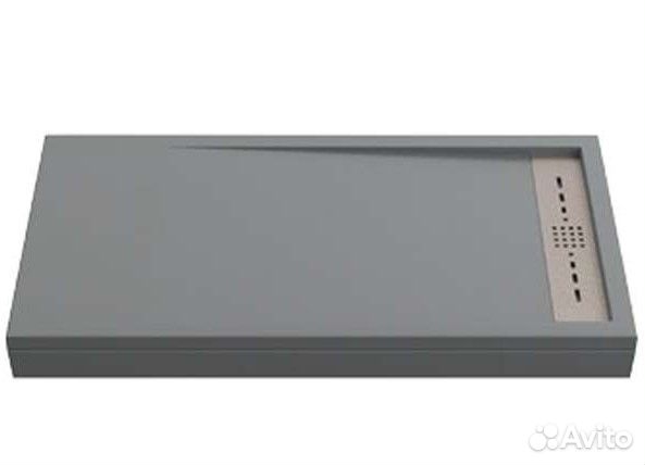 Душевой поддон Good Door Stella 140х90 см, графит