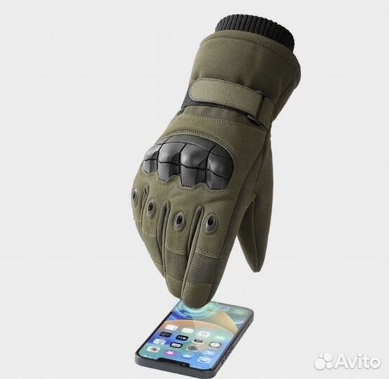 Перчатки зимние тактические с мехом