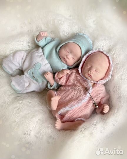Мини реборн Илюша. Миниатюрная кукла младенец