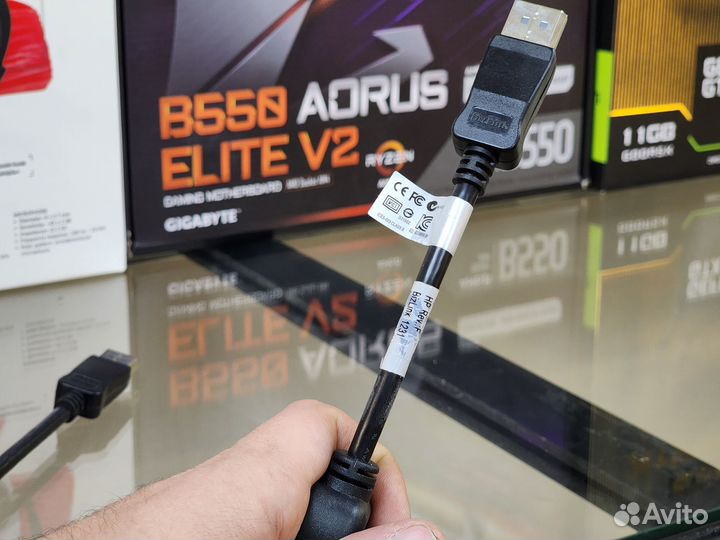 Оригинал HP Адаптер DisplayPort to DVI