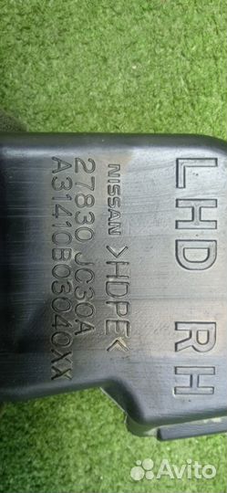 Воздуховод передний правый Nissan Teana 2008