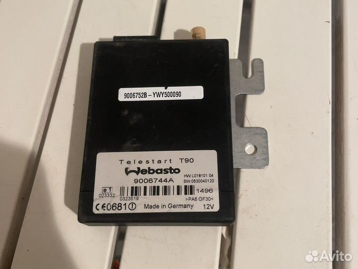 Блок упр Webasto Range Rover Discovery Vogue Sport