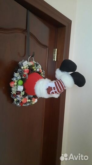 Украшение,новогодний венок,Дед Мороз