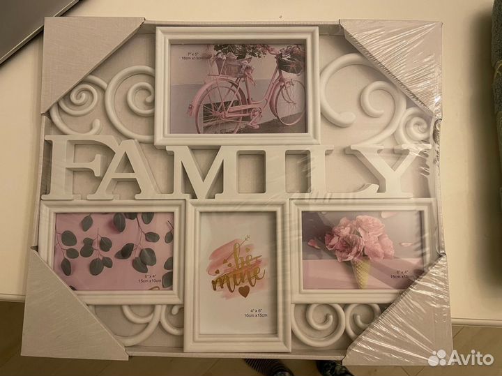 Рамка для фотографий Family новая