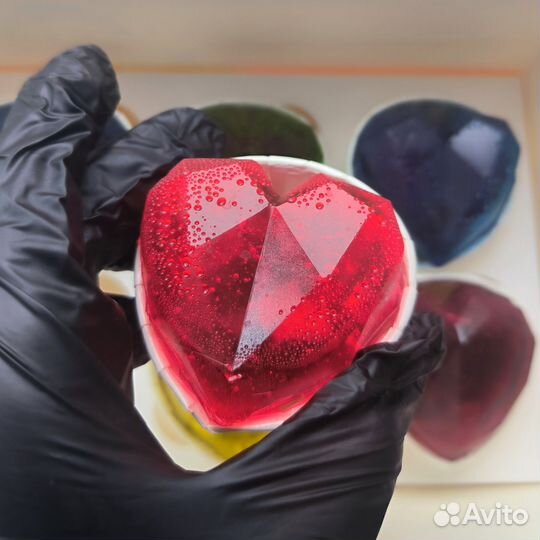 Чайные бомбочки в форме сердца