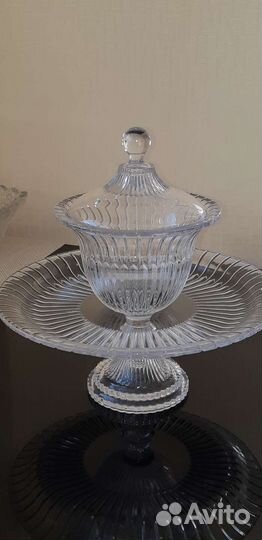 Ваза хрустальная