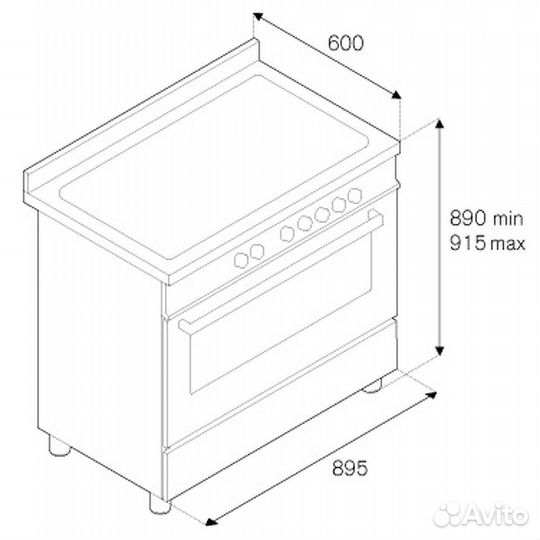 Варочный центр Bertazzoni PRO906hybsxt