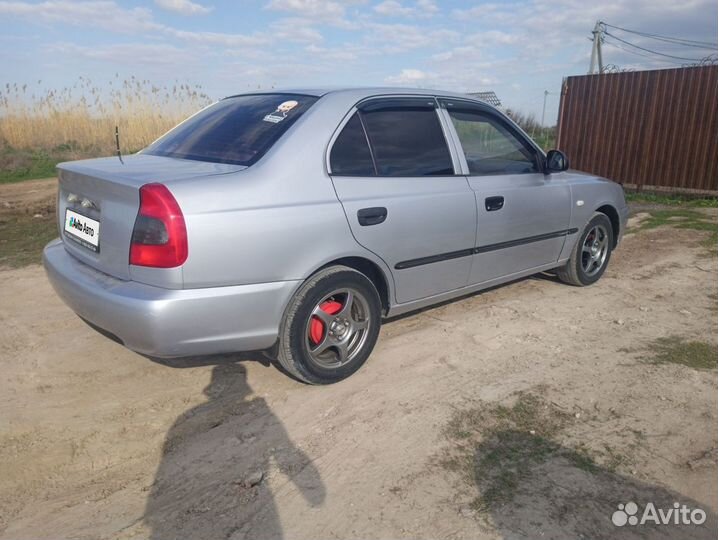 Hyundai Accent 1.5 МТ, 2004, 98 750 км