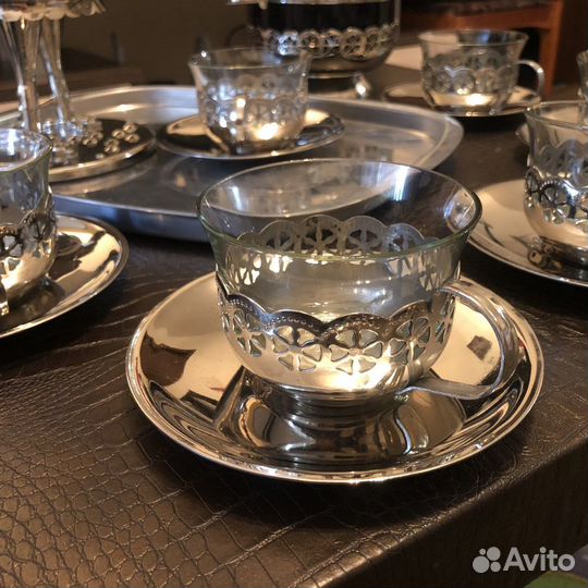 Конфетница и чайный сервиз СССР