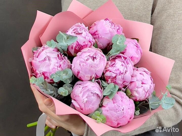Пионы Доставка цветов букеты