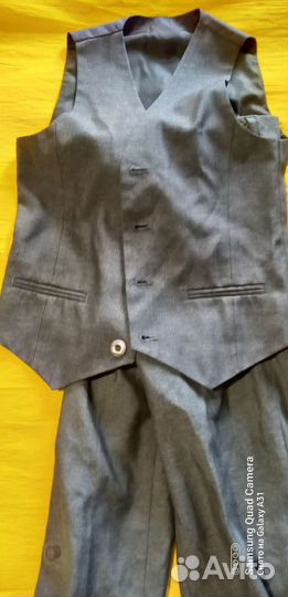 Костюм тройка жилетка школьный