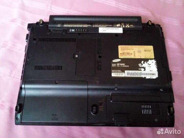 Ноутбук Samsung Q45c неисправный