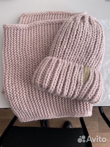 Женский набор, шапка+хомут