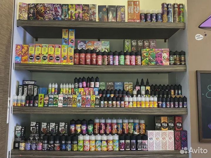 Развивающийся вейпшоп с постоянными клиентами