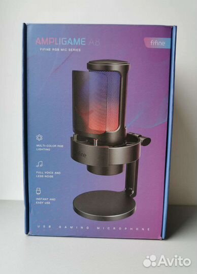 Новый конденсаторный USB-микрофон Fifine A8