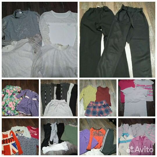 Детские вещи пакетом для девочек от(более 90 вещ)