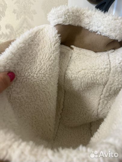 Дубленка авиатор женская