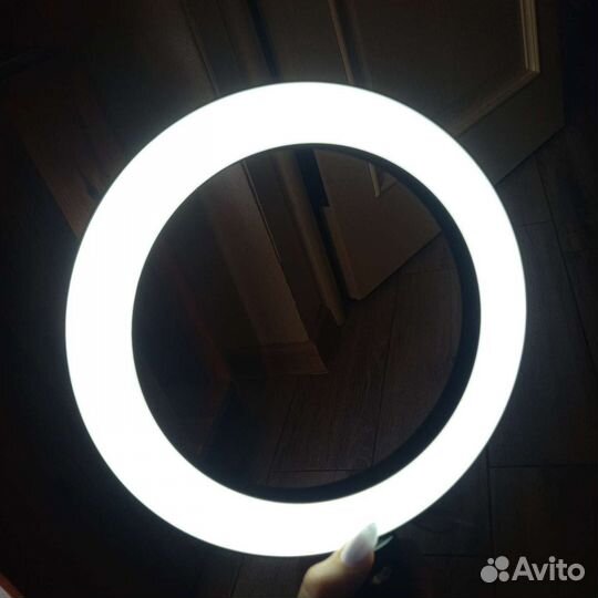 Кольцевая лампа 20 см бу