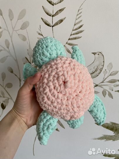 Вязаная игрушка черепашка ручной работы