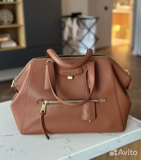Сумка guess натуральная кожа