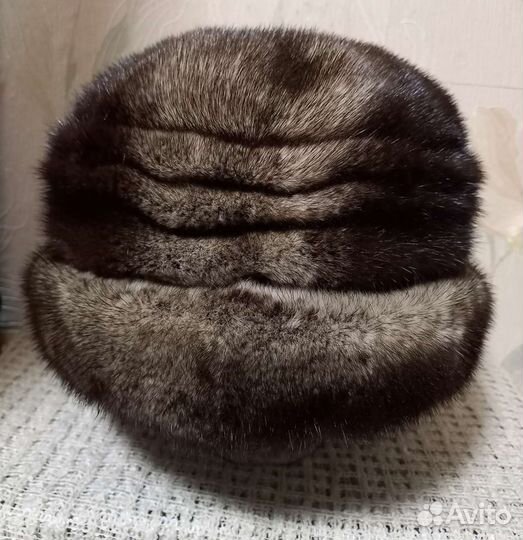 Шапка норка новая женская
