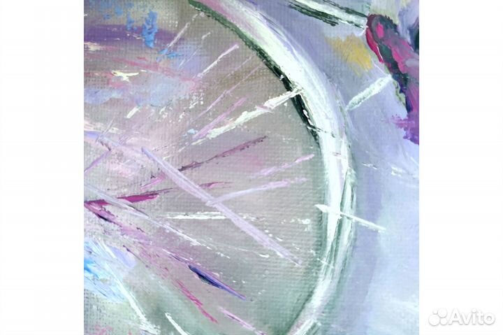 Картина Прованс Лаванда цветы маслом 30х40 см