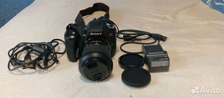 Зеркальная фотокамера sony alpha 350