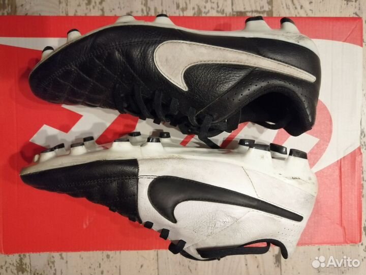 Бутсы Nike Tiempo. Кожа. 40