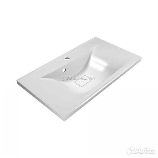 Brevita Balaton - 75 с 2 ящ, подвесная белый Тумба