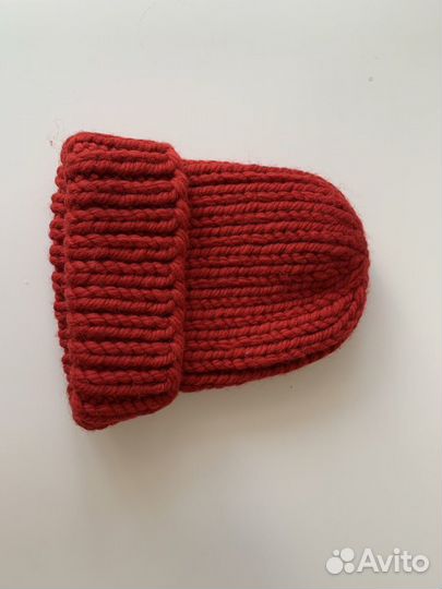 Шапка зимняя. Крупной вязки. Новая