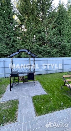 Мангал с крышей