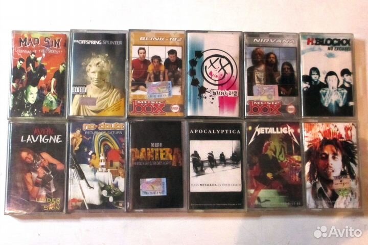 Аудиокассеты - иностранный панк и рок