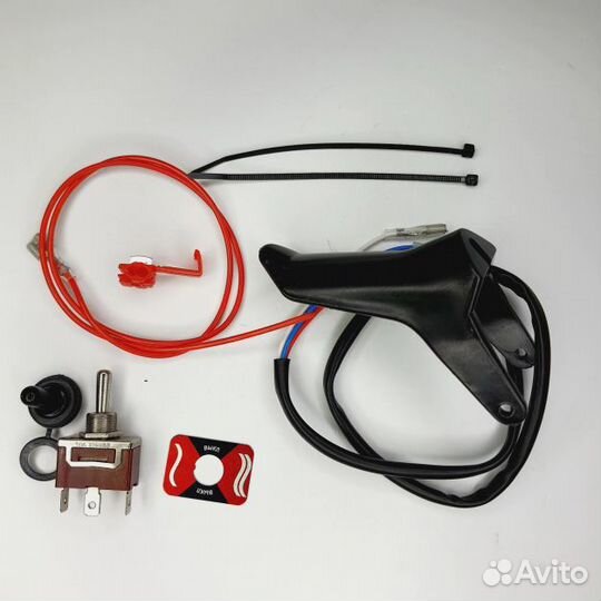 Курок газа с подогревом для снегохода Тайга