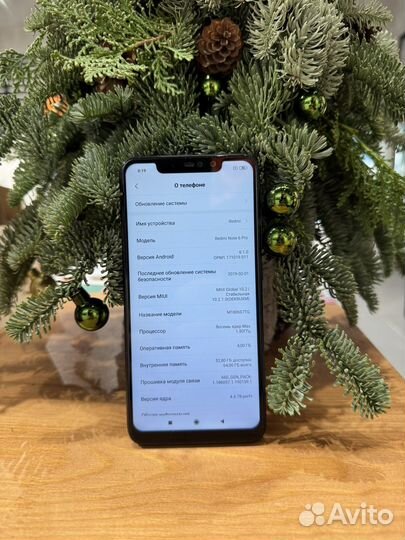 Xiaomi Redmi Note 6 Pro, 6/64 ГБ