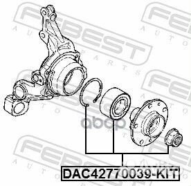 Подшипник ступицы DAC42770039-KIT Febest