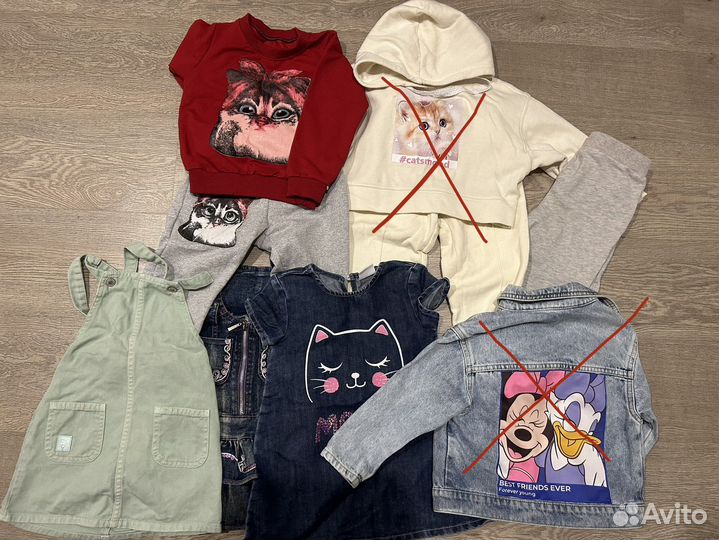 Одежда для девочки 3-4 года
