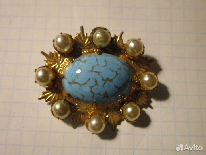 Винтажная брошь времен СССР 60-80гг