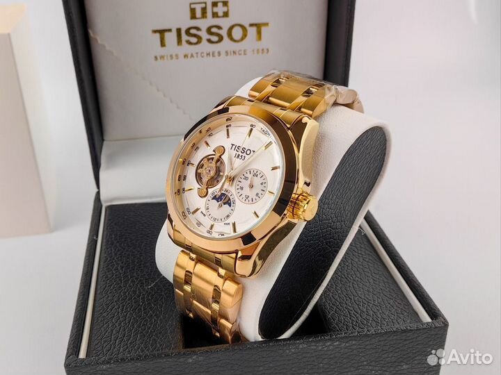Часы мужские Tissot механические золотые