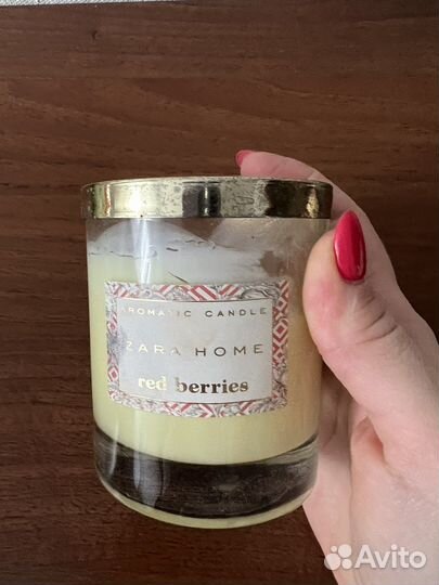 Ароматическая свеча zara red berries