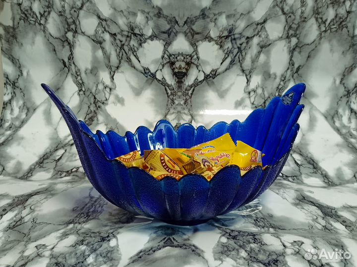 Ваза,салатник, конфетница, Гусь-Хрустальный