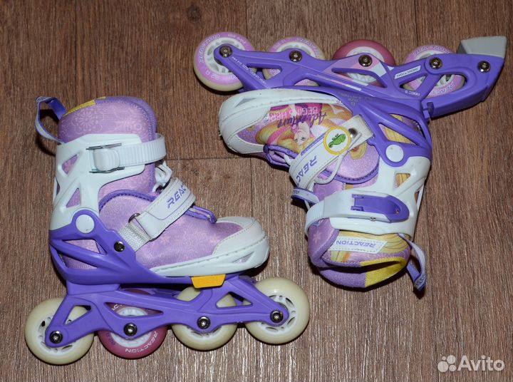 Роликовые коньки раздвижные. Р-р 26-31