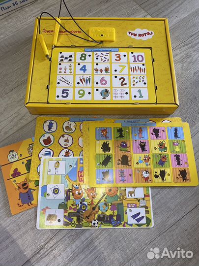 Пазлы Макси, электровикторина Три кота, барбоскины