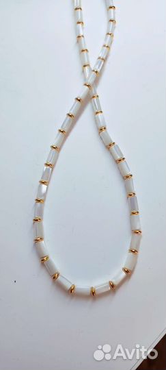 Колье чокер из перламутра