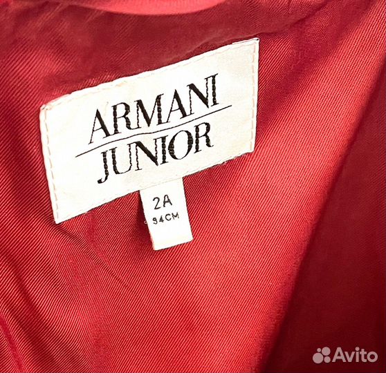 Пальто для девочки 2 года Armani Италия