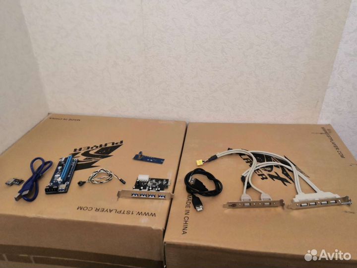 Термопаста, переходники, адаптеры, рейзера, М.2